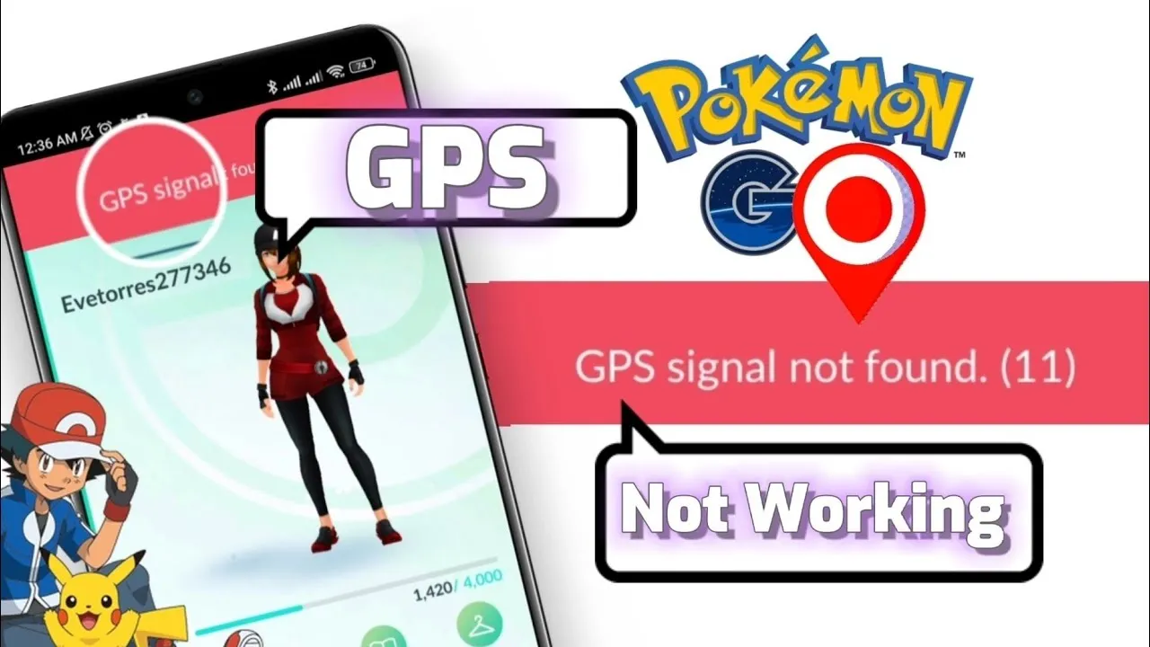 Pokémon GO GPS Signal Errors